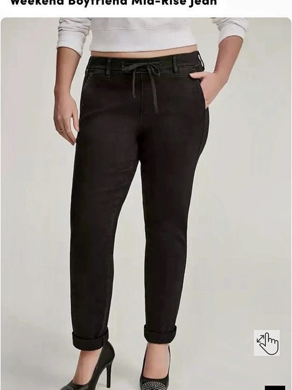 Torrid Weekend Boyfriend Mid-Rise Jean Super Soft